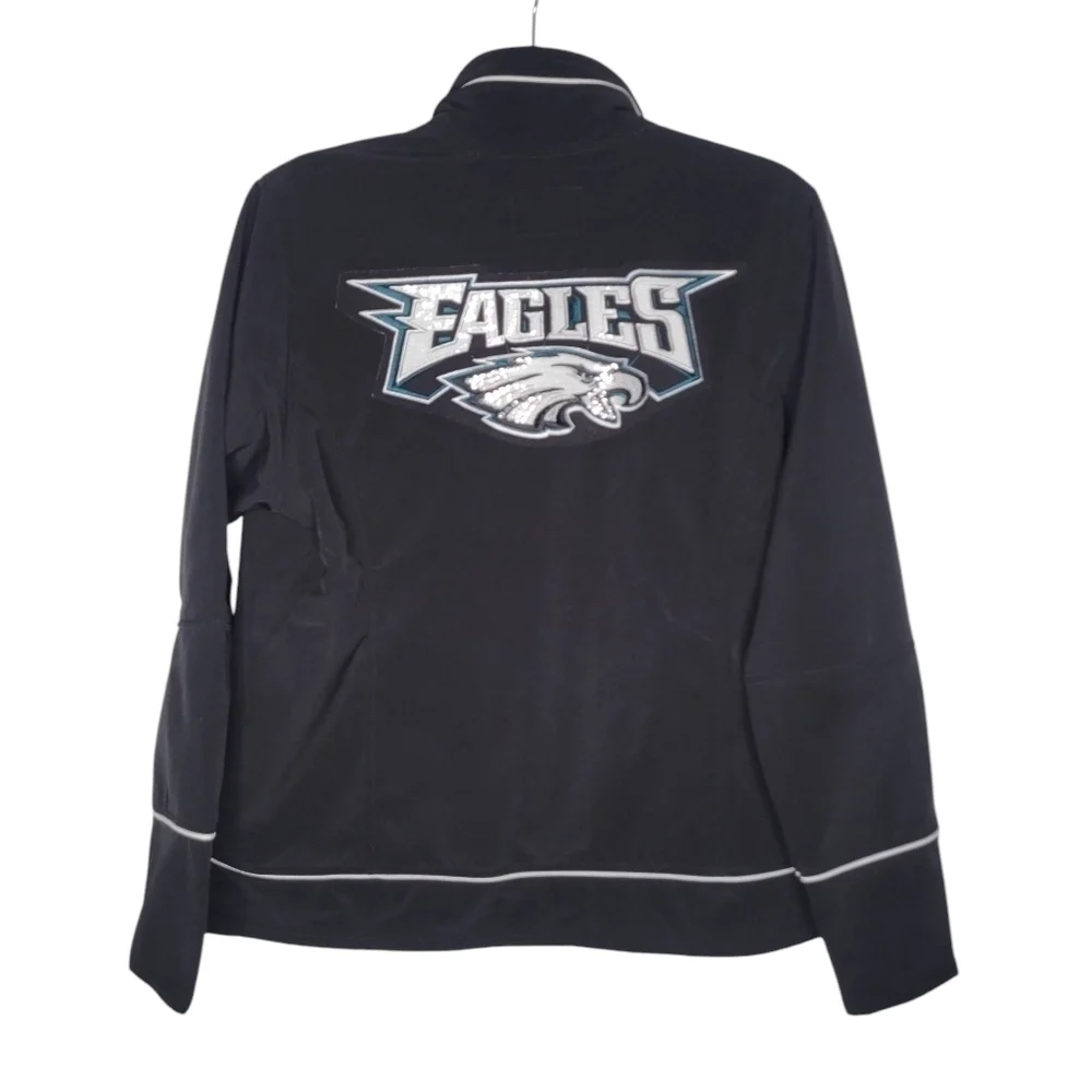 Vintage Y2K Philadelphia Eagles NFL Pro Line Rhinestone Womens Jacket Size M